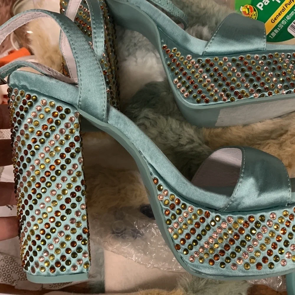 Jeffrey Campbell discotheque platform shoes size 9 new !